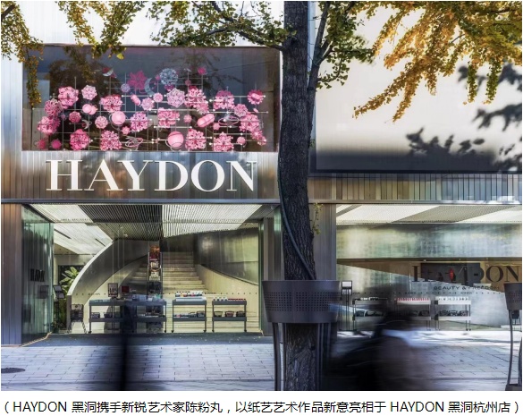 HAYDON黑洞携手新锐艺术家陈粉丸 以「垂直乾坤」点亮虚空宇宙