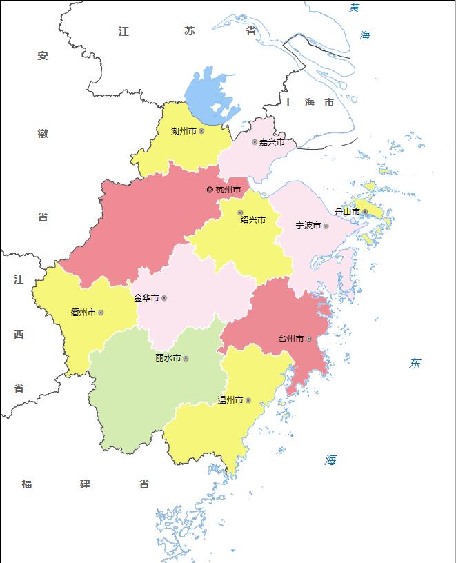 最新浙江省11个地级市面积大小排名：浙江省11个地级市面积分别是多少？