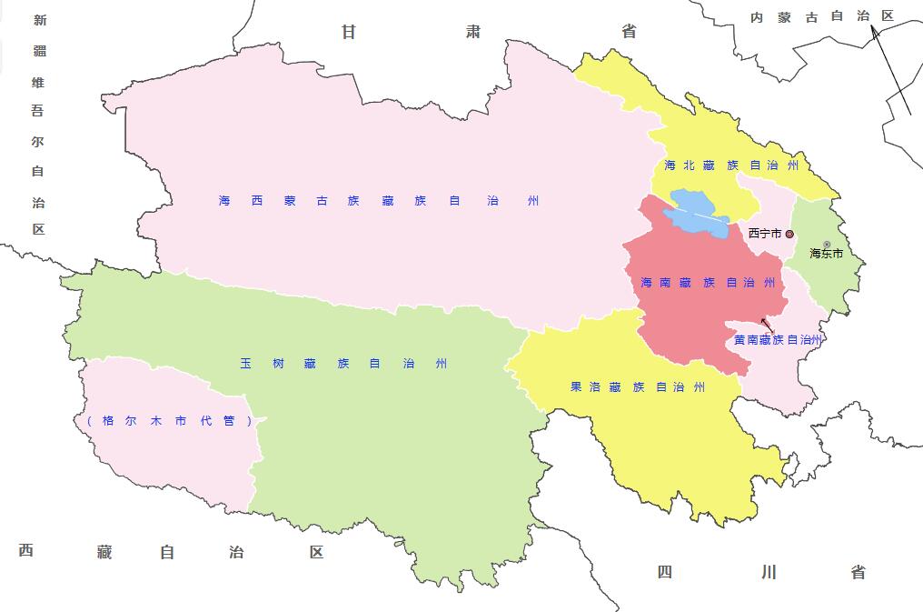 ​青海各地面积大小排名：青海省2个地级市、6个自治州面积分别是多少？