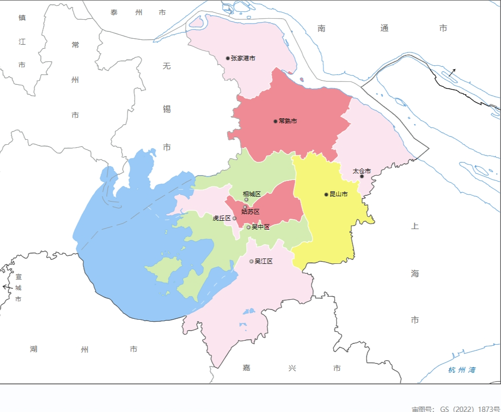 苏州市各地人口、面积、地区生产总值/人均GDP排名数据