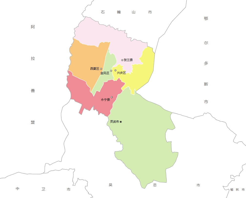 银川市各地面积大小排名：银川市各区县市面积分别是多少？