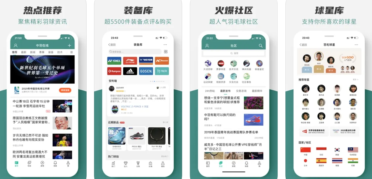 中羽在线APP下载安装：中羽在线APP使用功能有哪些？