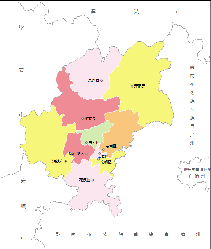 贵阳市各地人口、面积、地区生产总值/人均GDP排名数据