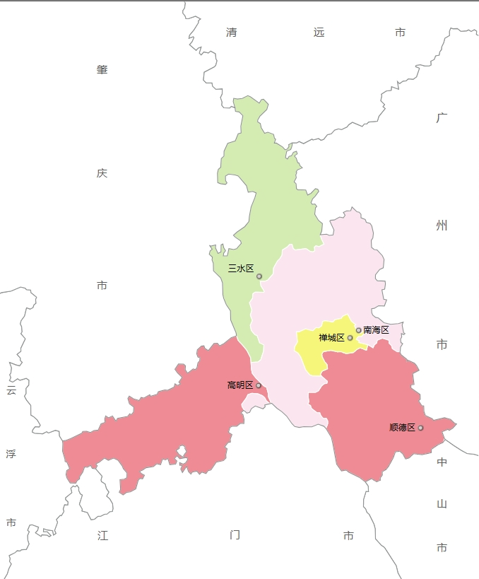 佛山市各地面积大小排名：佛山市各区面积分别是多少？