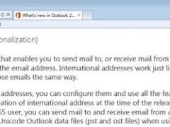 微软OUTLOOK 2016支持EAI