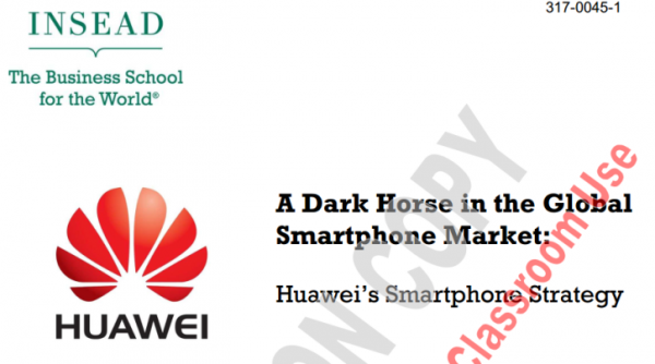 Huawei's Smartphone Strategy